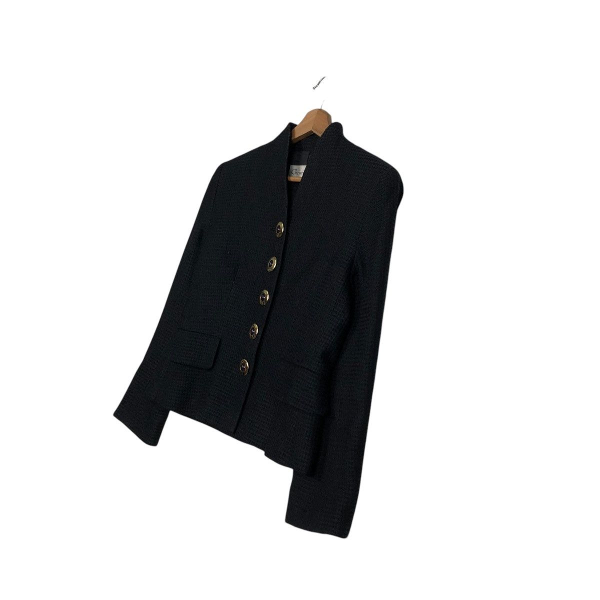 Christian Dior Monsieur 🔥RICH BLACK VINTAGE CROPPED JACKETS CHRISTIAN DIOR Size M / US 6-8 / IT 42-44 - 4 Thumbnail