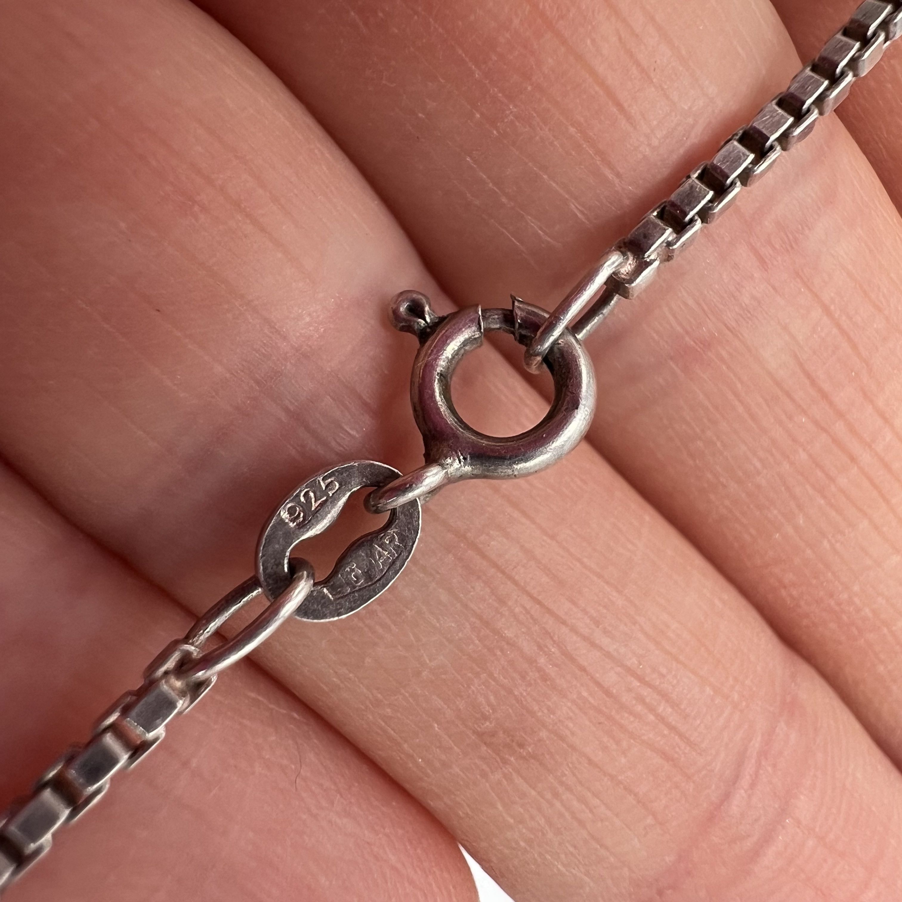 Vintage Vintage Necklace 925 Sterling Silver Italy Marked 8.04 gr Size ONE SIZE - 6 Thumbnail