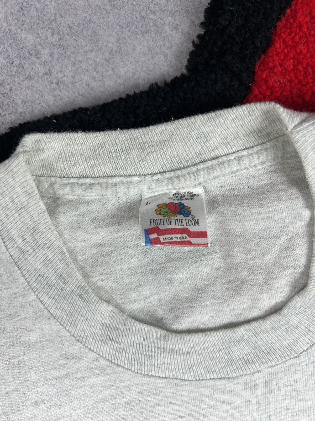 Fruit Of The Loom USA Nature Air Waves 1988 Birds Ducks Vintage Tee Shirt Size US L / EU 52-54 / 3 - 7 Thumbnail