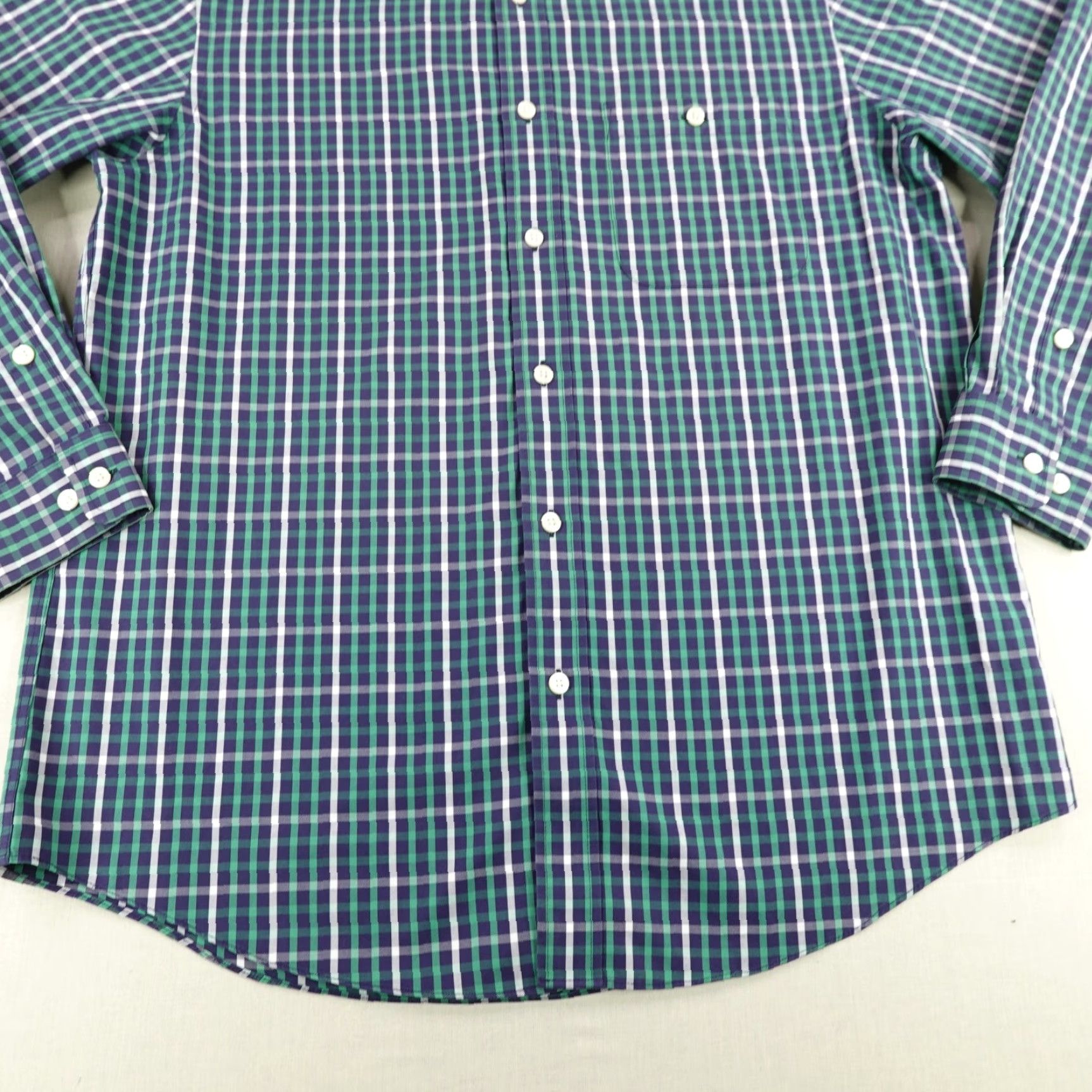 Orvis Vintage Orvis Men's Long Sleeve Plaid Cotton Shirt Large Green Blue Casual Workwear Hiking Camping Size US L / EU 52-54 / 3 - 4 Thumbnail