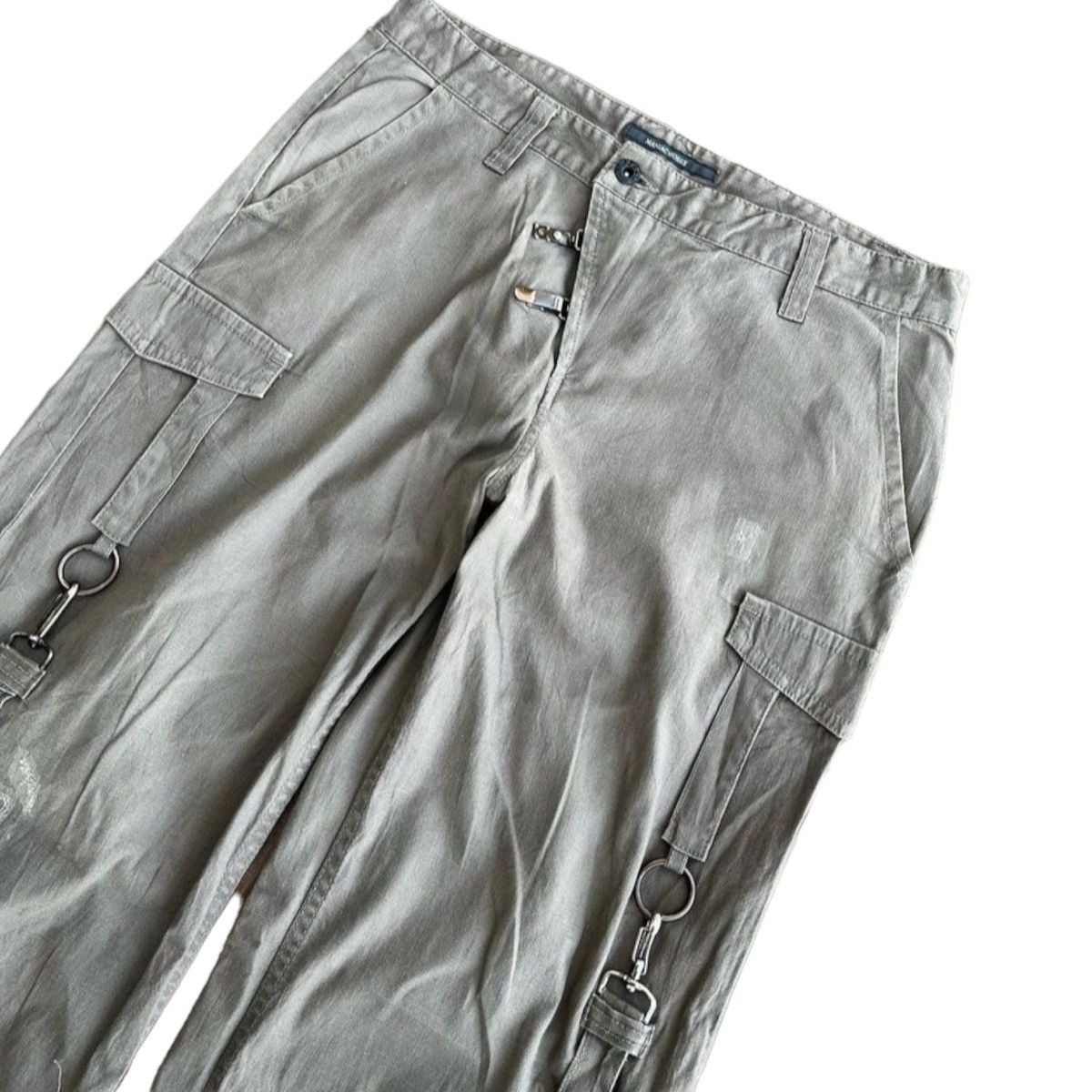 Hysteric Glamour × Seditionaries Vintage Maniac Works Cargo Bondage Strapped Pants Size US 32 / EU 48 - 5 Thumbnail