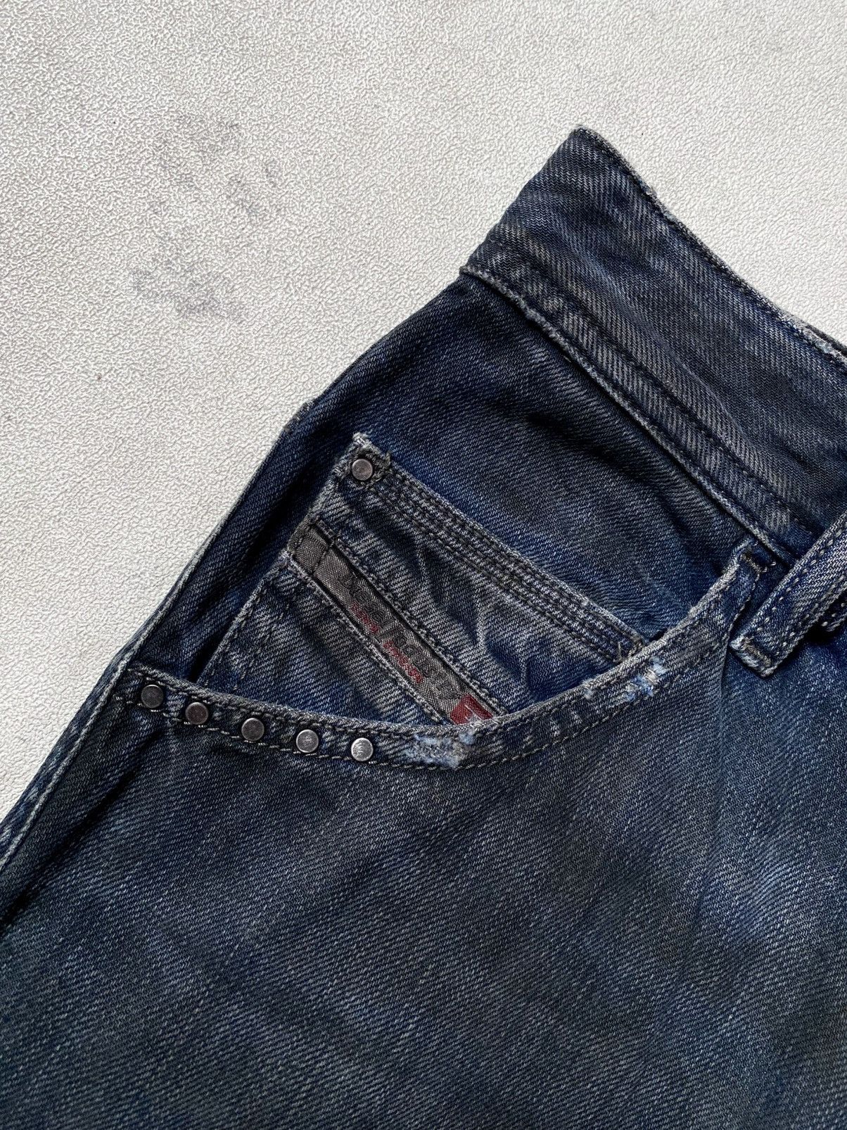 Diesel RARE Diesel Krooley Denim Regular Slim Carrot Size US 33 - 13 Thumbnail