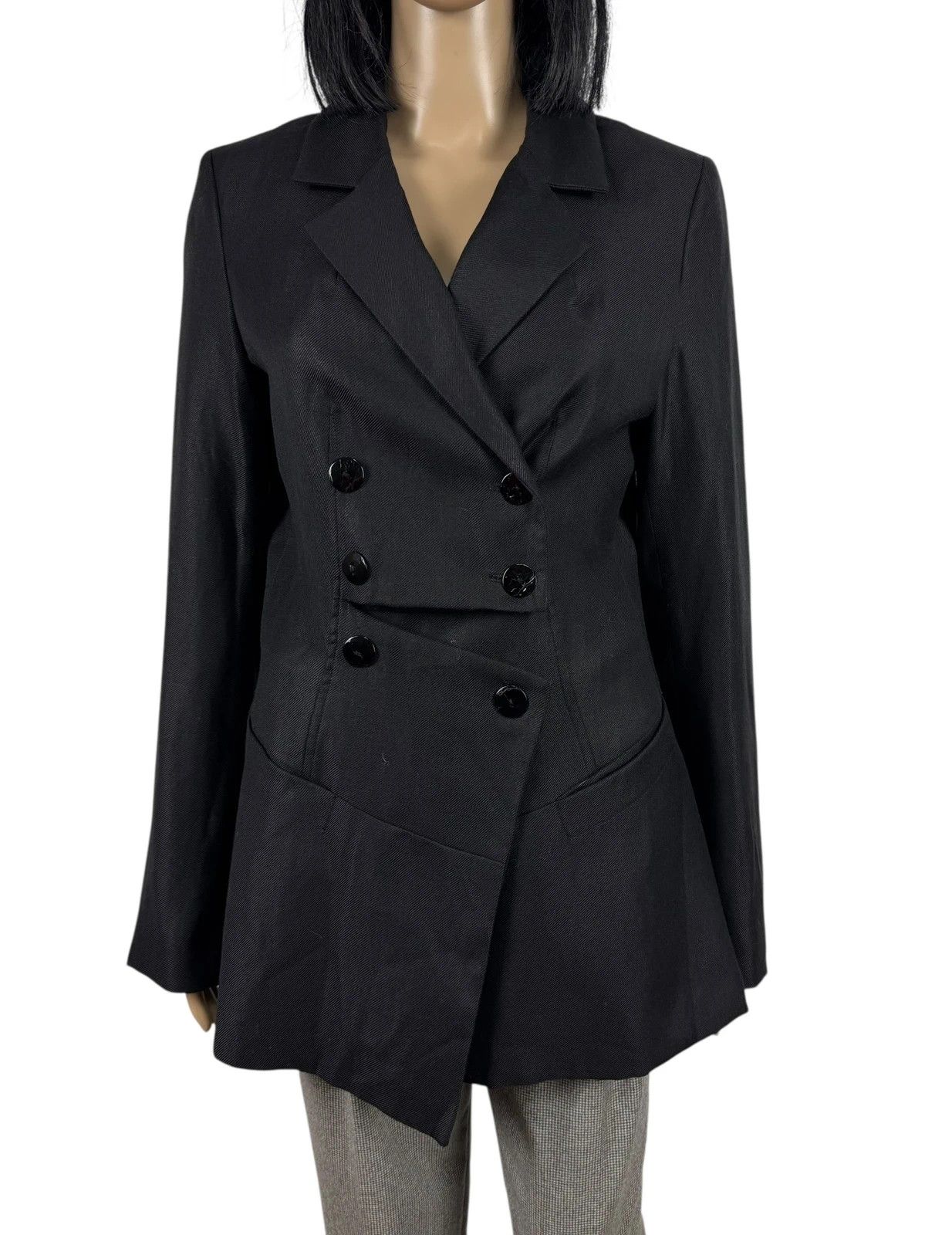 Sarah Pacini Sarah Pacini Deconstructed Blazer Linen Wool size 1 Size S / US 4 / IT 40 - 2 Thumbnail