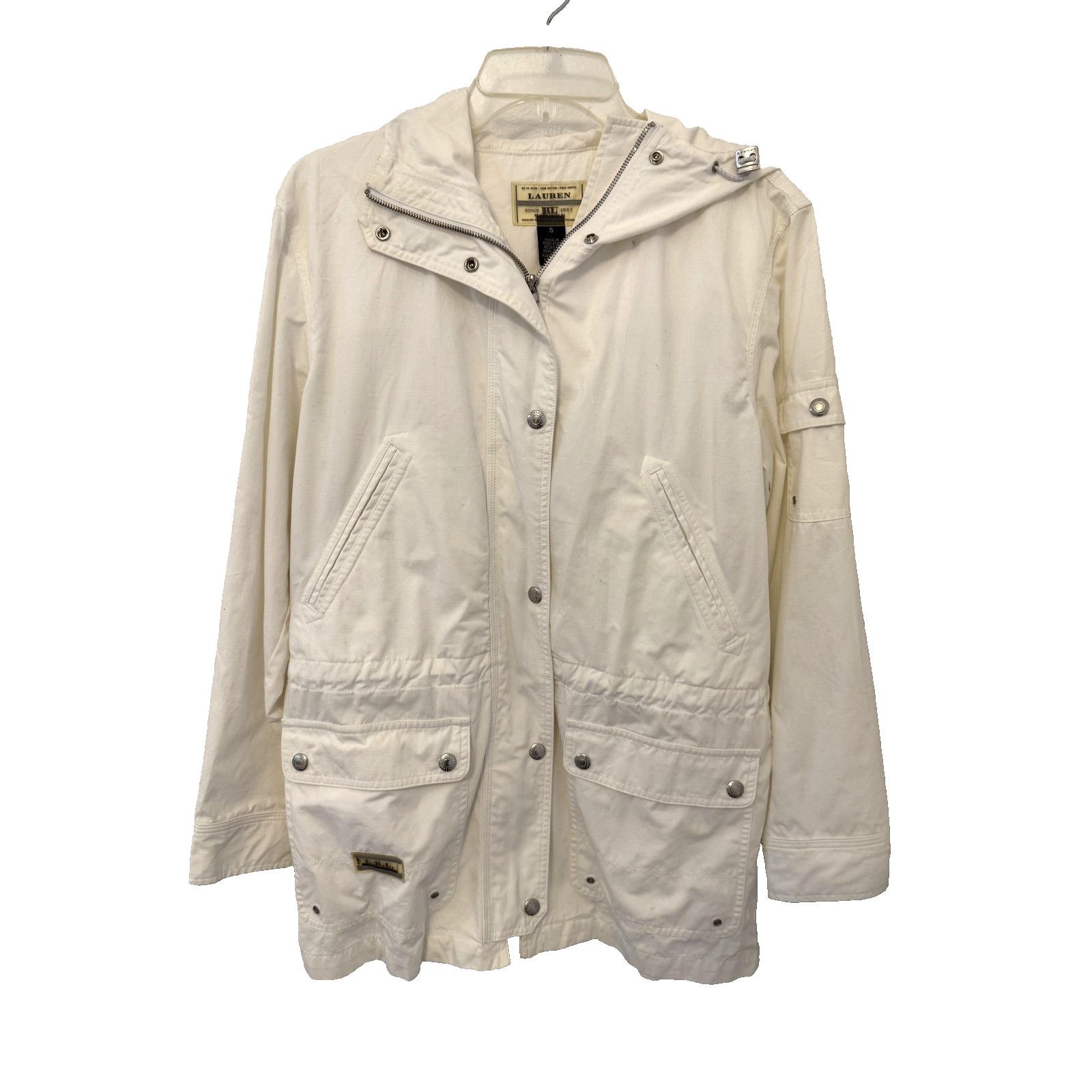 Lauren Ralph Lauren Lauren Ralph Lauren Jacket Womens SM White Utility Anorak Size S / US 4 / IT 40 - 3 Thumbnail