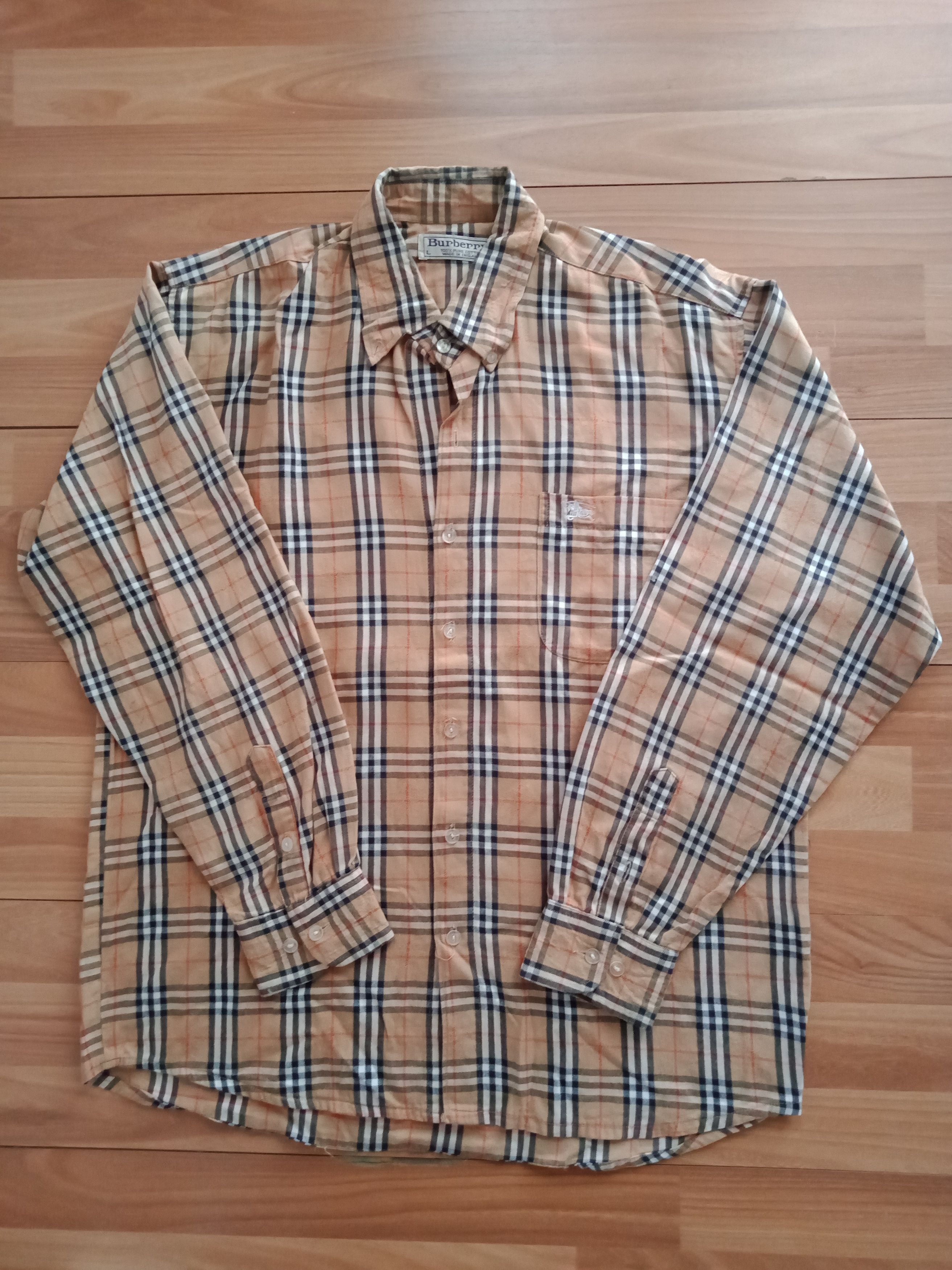 Burberry Burberry flanel Size US L / EU 52-54 / 3 - 1 Thumbnail
