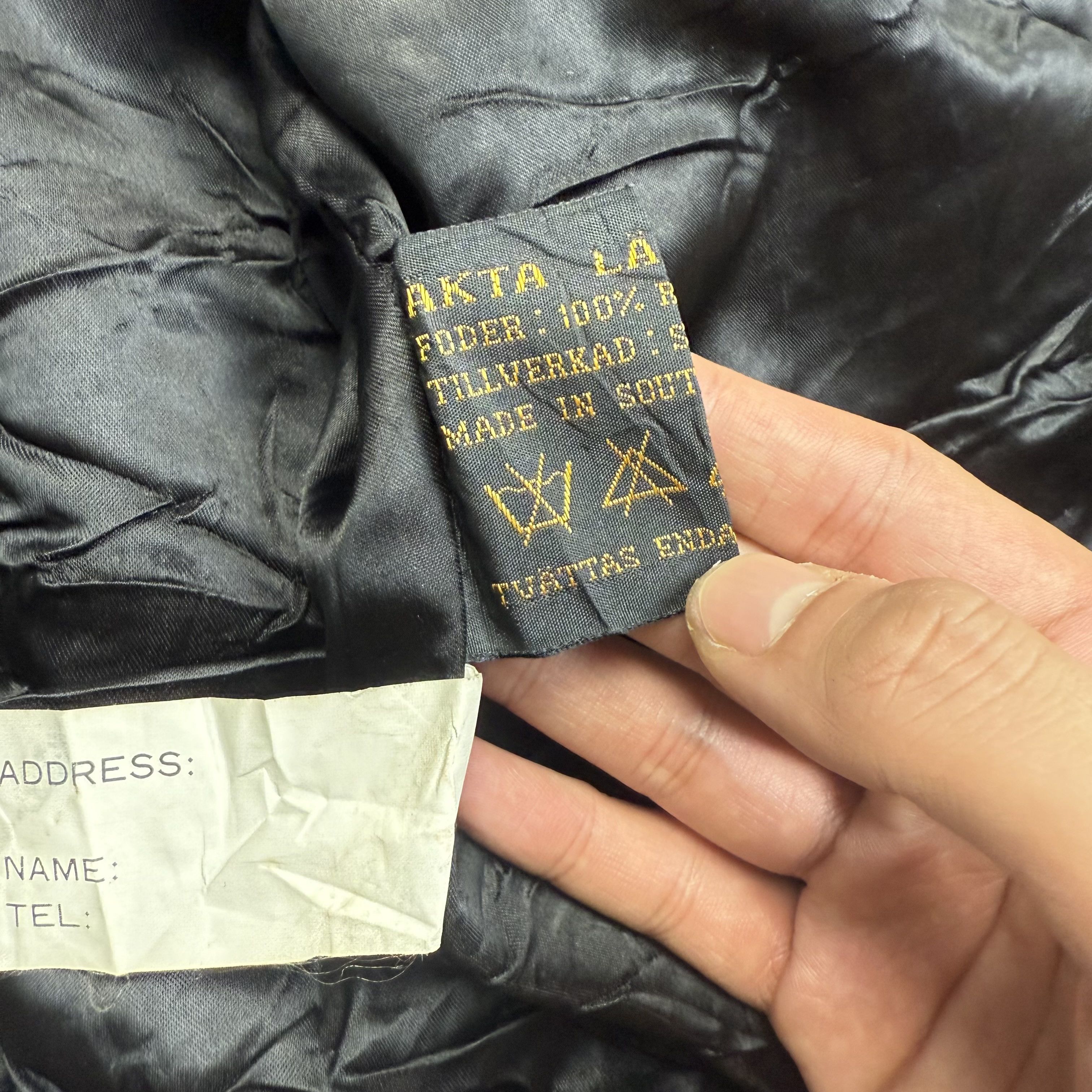 Genuine Leather Vintage SAKI AB Genuine Leather Jacket Size US M / EU 48-50 / 2 - 9 Thumbnail