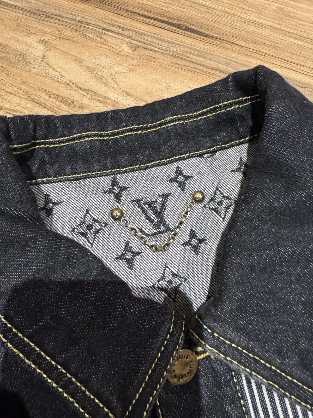 Louis Vuitton Louis Vuitton x Nigo Monogram Denim Jacket Size US S / EU 44-46 / 1 - 9 Thumbnail