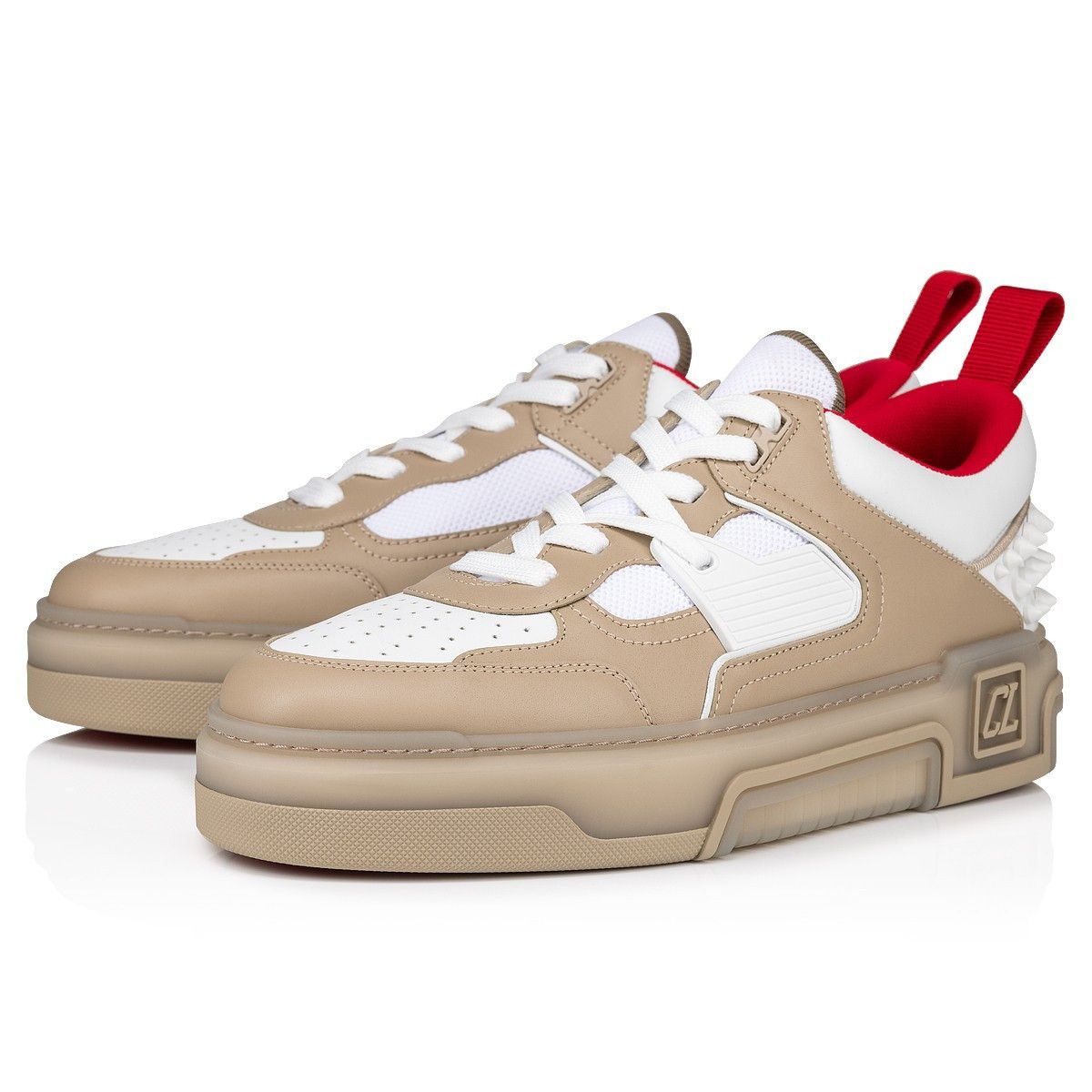Christian Louboutin Astroloubi Beige&White Size US 13 / EU 46 - 1 Thumbnail