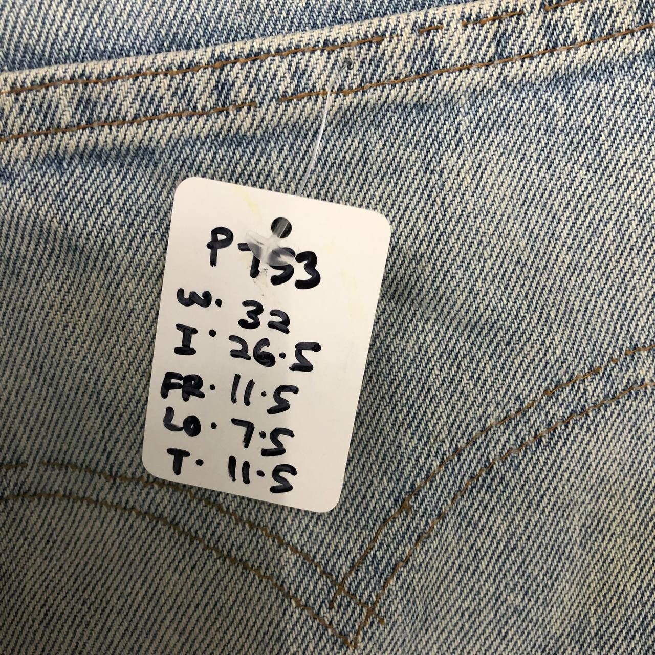 Levi's × Levi's Vintage Clothing P753 VTG RIDEM 501 SELVEDGE BUTTON NOM 6 LEVI'S JEANS Size US 32 / EU 48 - 16 Thumbnail
