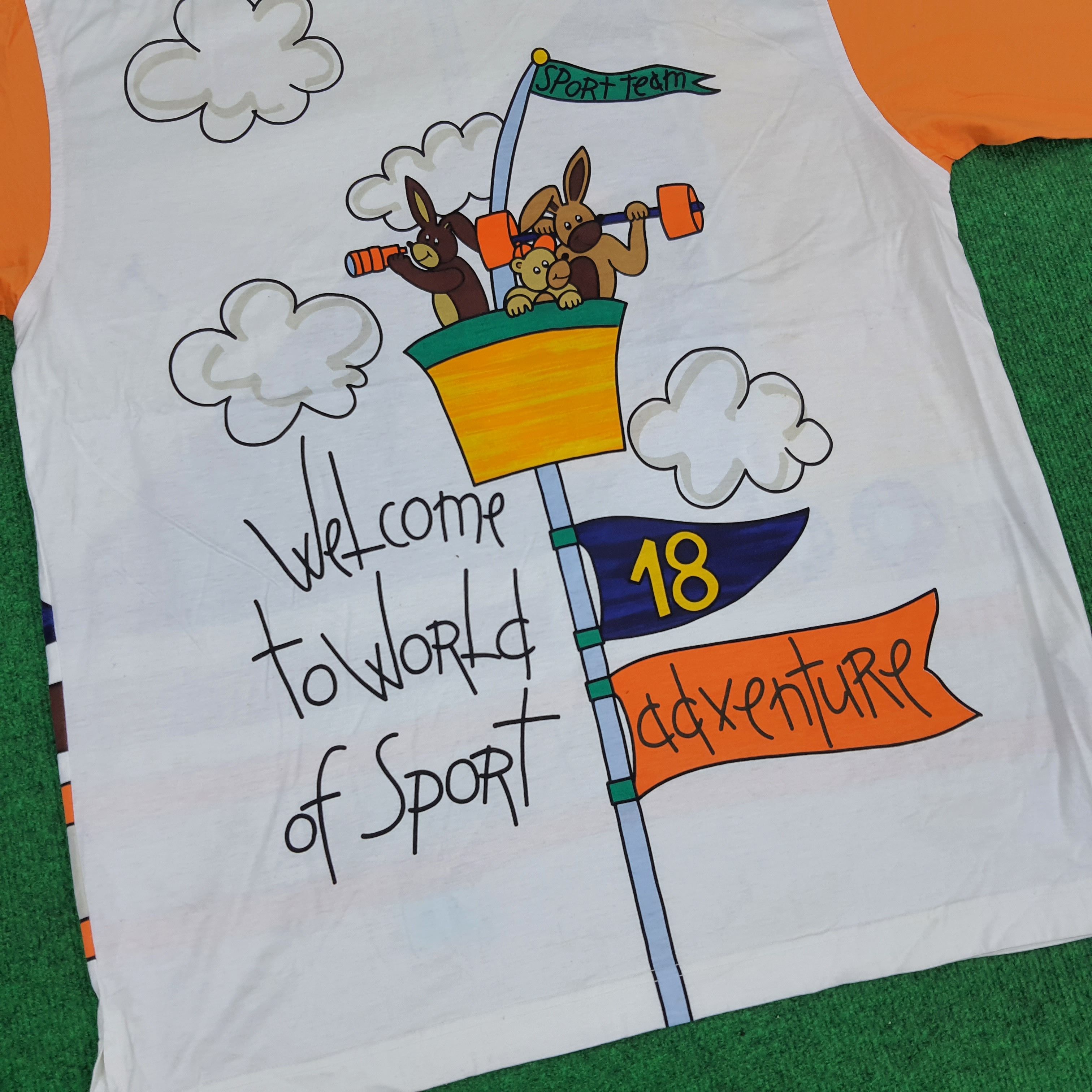 Jean Charles De Castelbajac × Vintage Vintage Jean Charles De Castelbajac Designer T-shirt Size US XL / EU 56 / 4 - 2 Thumbnail