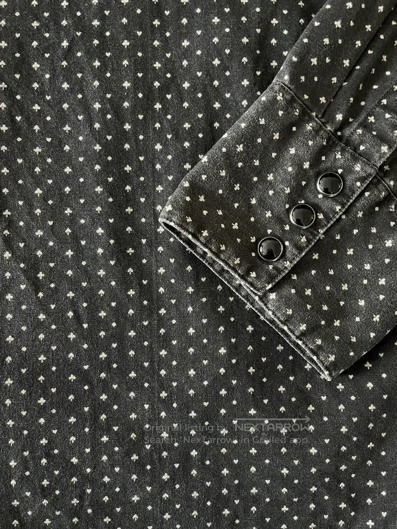 RRL Ralph Lauren RRL Ralph Lauren 2016 Black Poker Silver Button Shirt Size US S / EU 44-46 / 1 - 4 Thumbnail