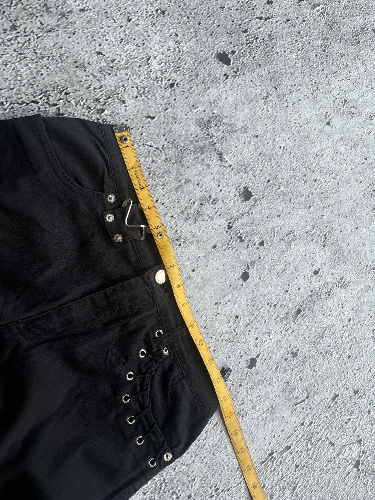 Le Grande Bleu (L.G.B.) Y2k rocobarocco black Lgb style pants Size US 28 / EU 44 - 10 Thumbnail