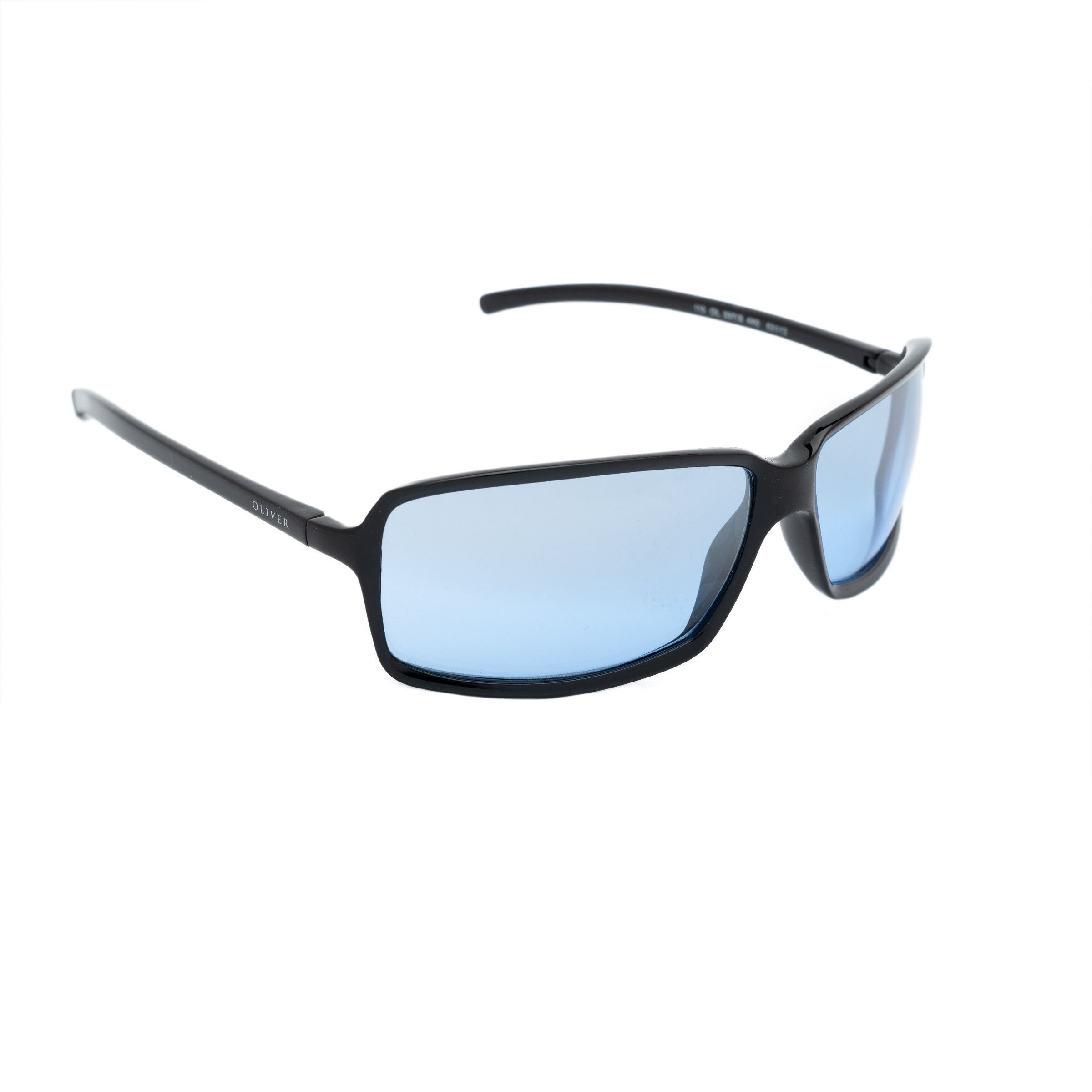 Valentino Oliver by Valentino 90's Black and Blue Square Sunglasses Size ONE SIZE - 2 Thumbnail