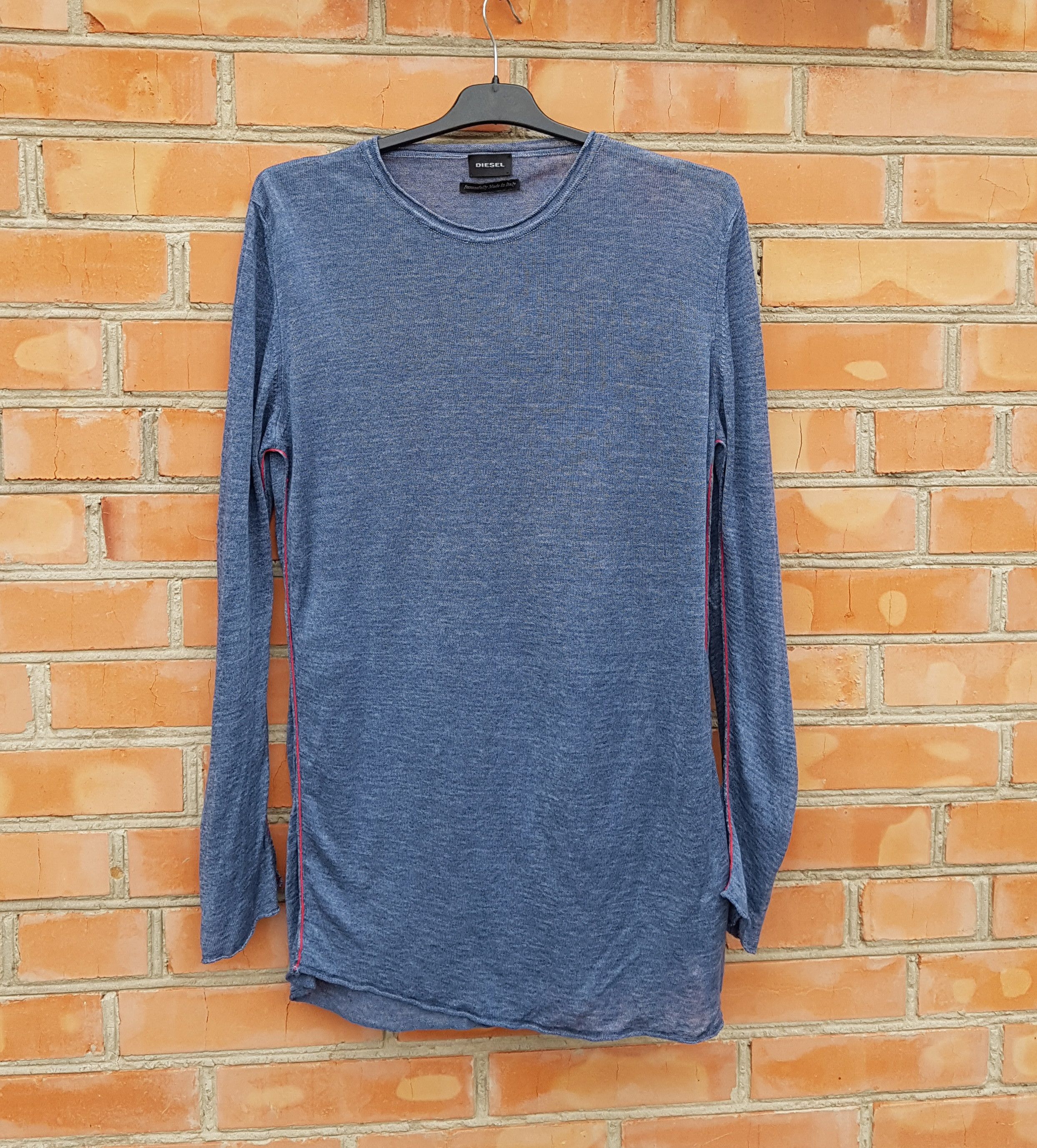 Diesel Diesel Linen Long Sleeve Pullover Shirt made in Italy Size US L / EU 52-54 / 3 - 2 Thumbnail
