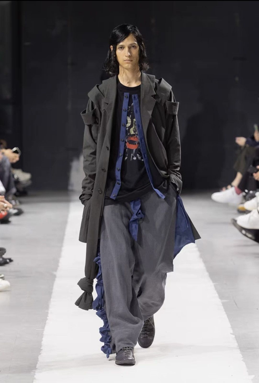 Yohji Yamamoto Yohji Yamamoto 24SS Newspaper Collage Long Sleeve T-Shirt Size US M / EU 48-50 / 2 - 3 Thumbnail