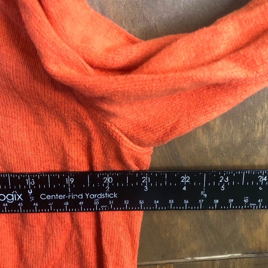 American Eagle Outfitters American Eagle Outfitters Mens Sweater Orange V Neck Pullover 100% Cotton XLT Size US XL / EU 56 / 4 - 7 Thumbnail