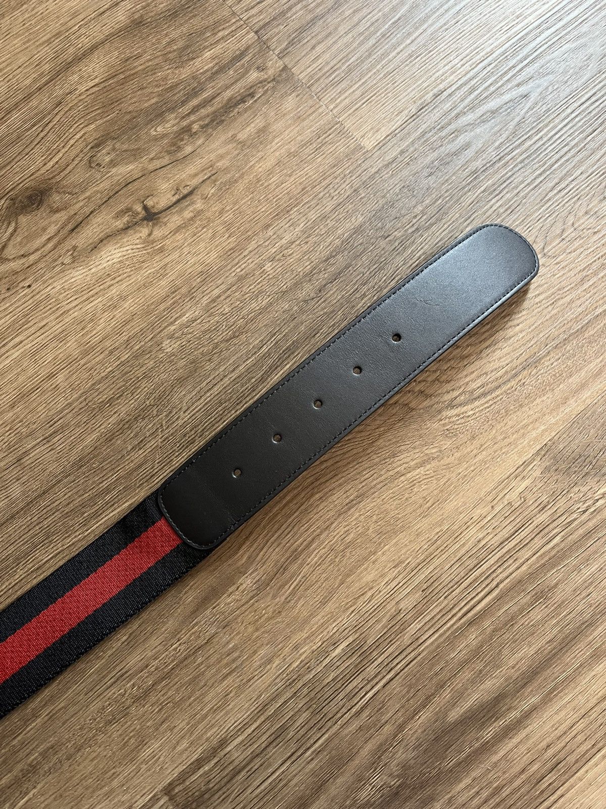 Gucci Gucci GG Buckle Web Belt Size 30 Size 30 - 4 Thumbnail