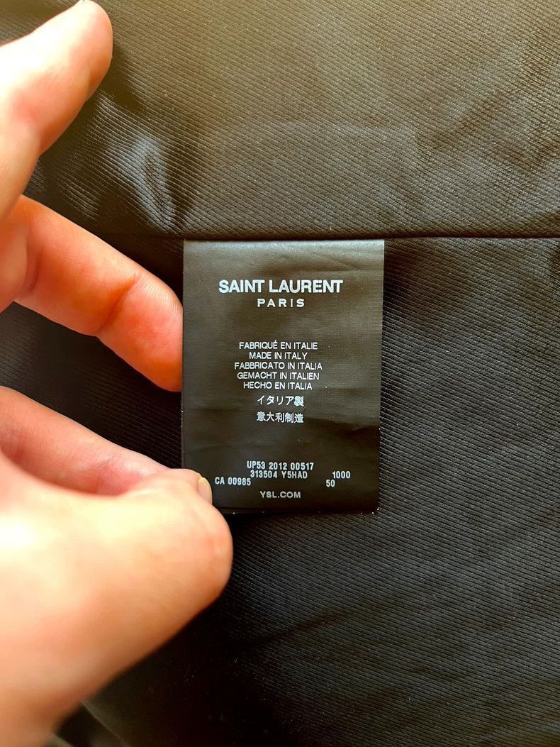 Saint Laurent Paris Saint Laurent Paris 13ssL01 locomotive leather jacket-2506 Size US M / EU 48-50 / 2 - 5 Thumbnail