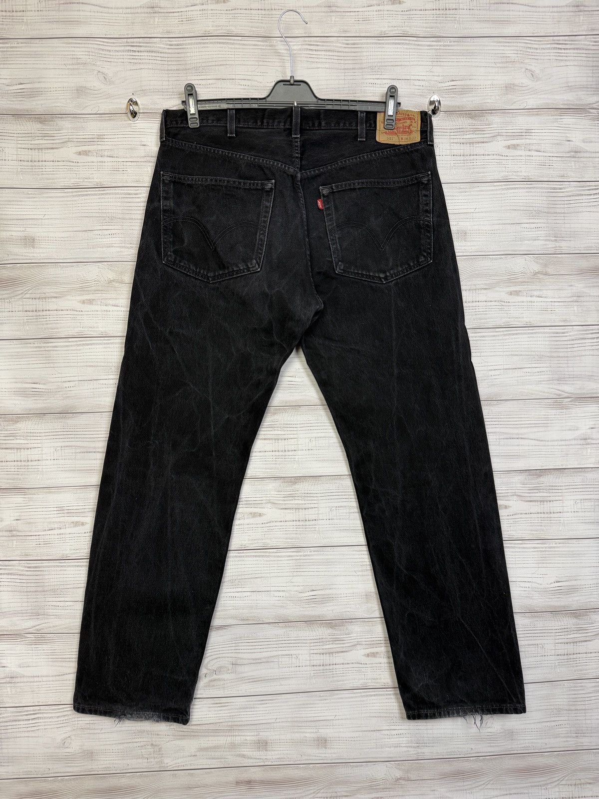 Levi's 90s Vintage Levi's 501 Distressed Jeans Size US 38 / EU 54 - 2 Thumbnail