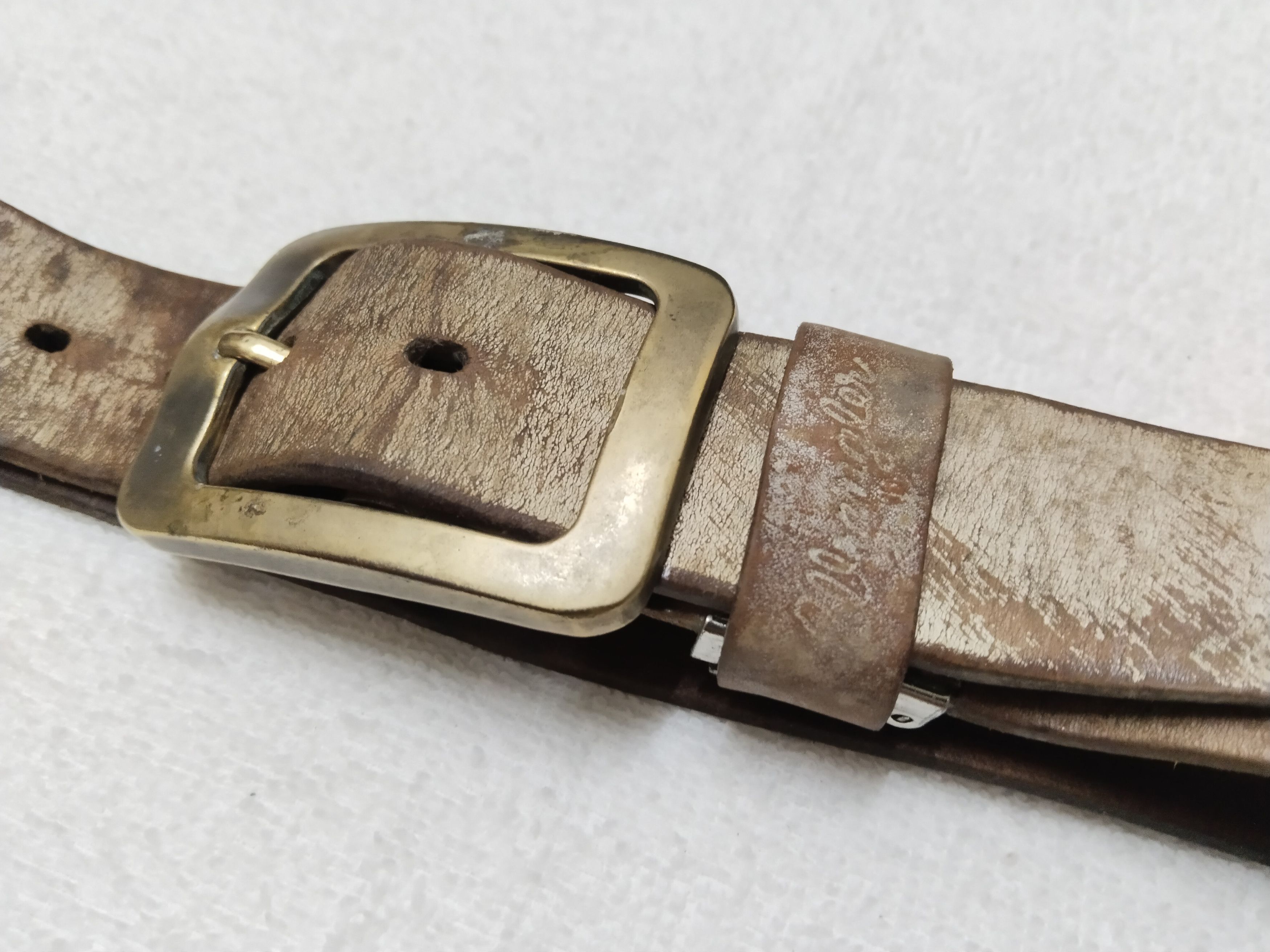 Vintage × Wrangler Vintage Wrangler Solid Brass Buckle Size 28-32 Size 32 - 4 Thumbnail