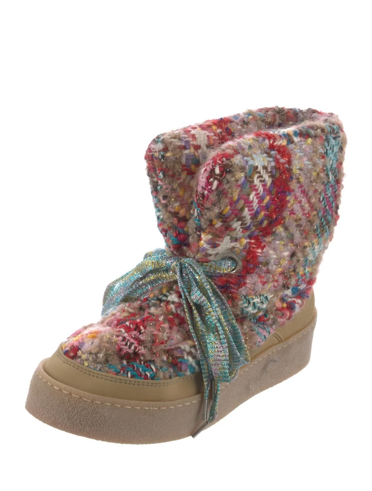 Khrisjoy Khrisjoy Tweed Pattern Boots US10 Size US 10 / IT 40 - 2 Thumbnail