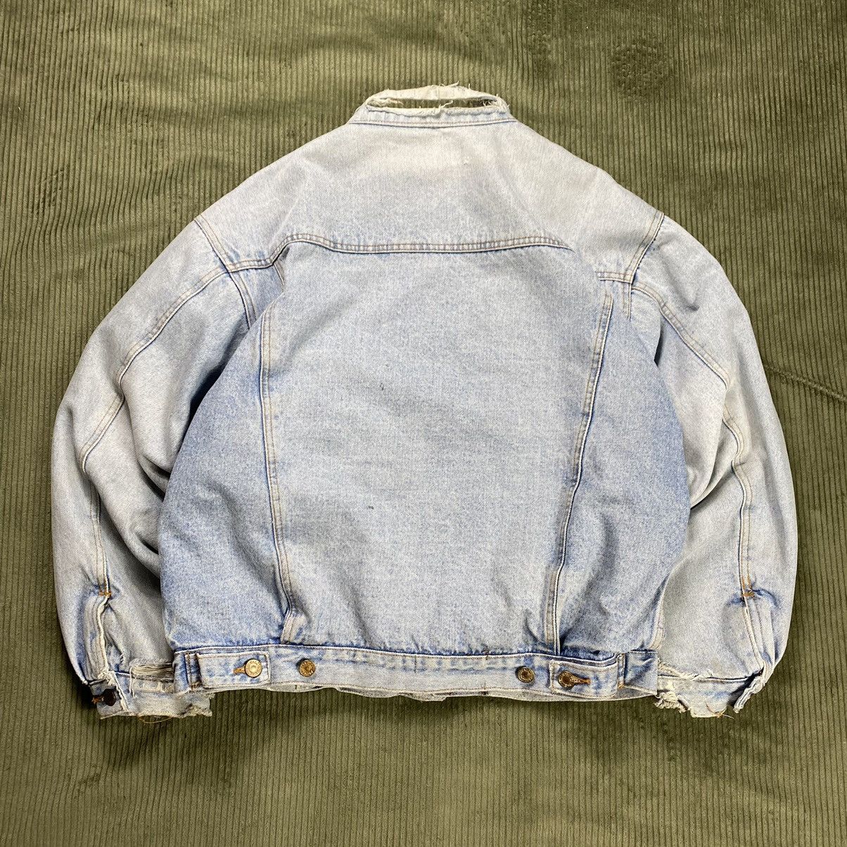 Thrashed Faded Denim Jacket