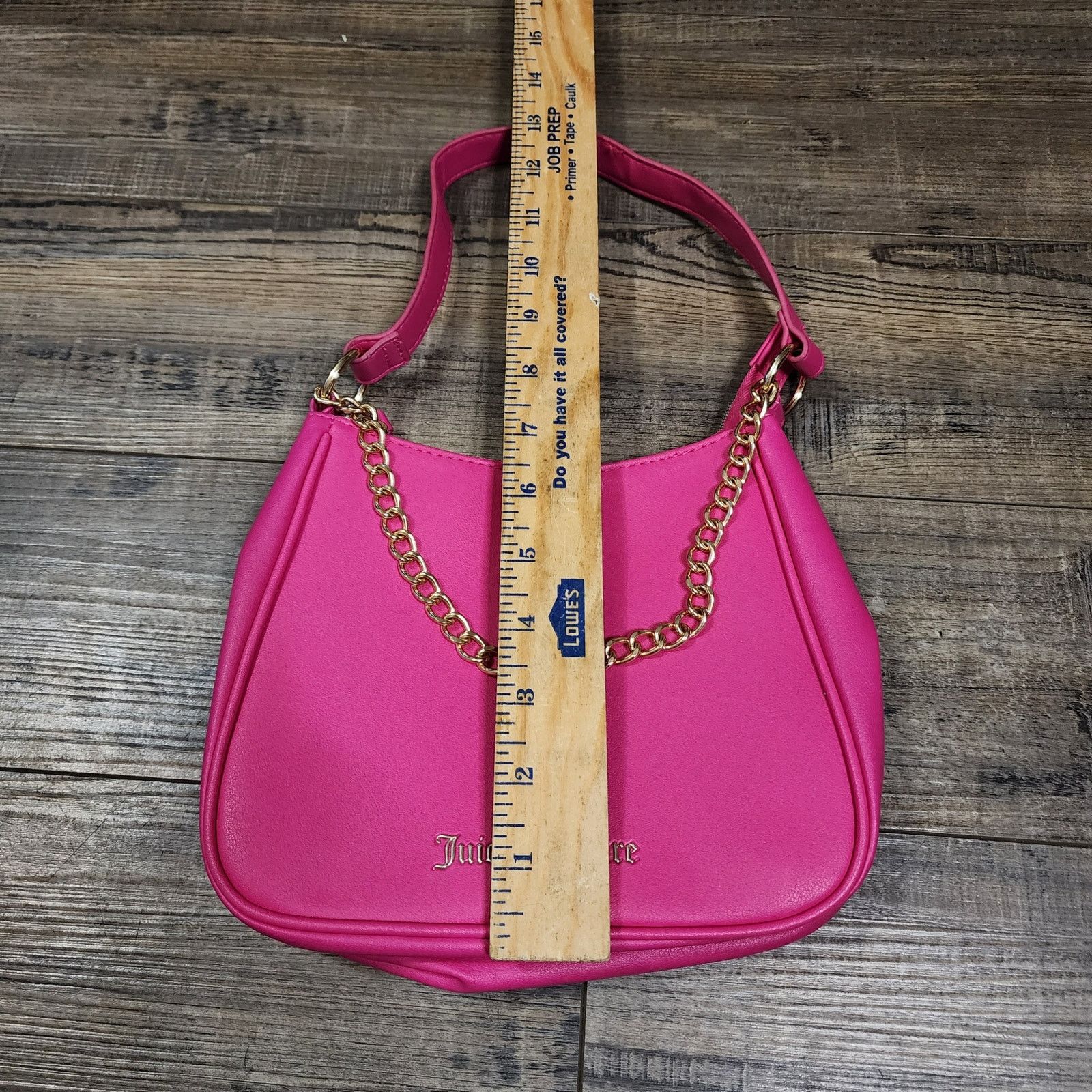 Juicy Couture Juicy Couture Hot Pink small purse w/ gold chain handbag 4A Size ONE SIZE - 4 Thumbnail