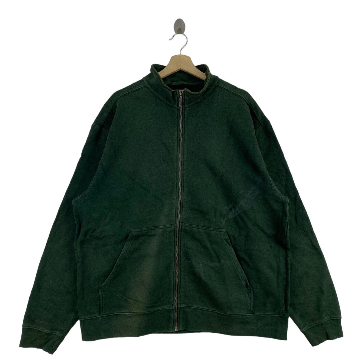 L.L. Bean LL BEAN USA Full Zipper Khaki Retro Sherpa Bomber Jacket Size US XL / EU 56 / 4 - 1 Thumbnail
