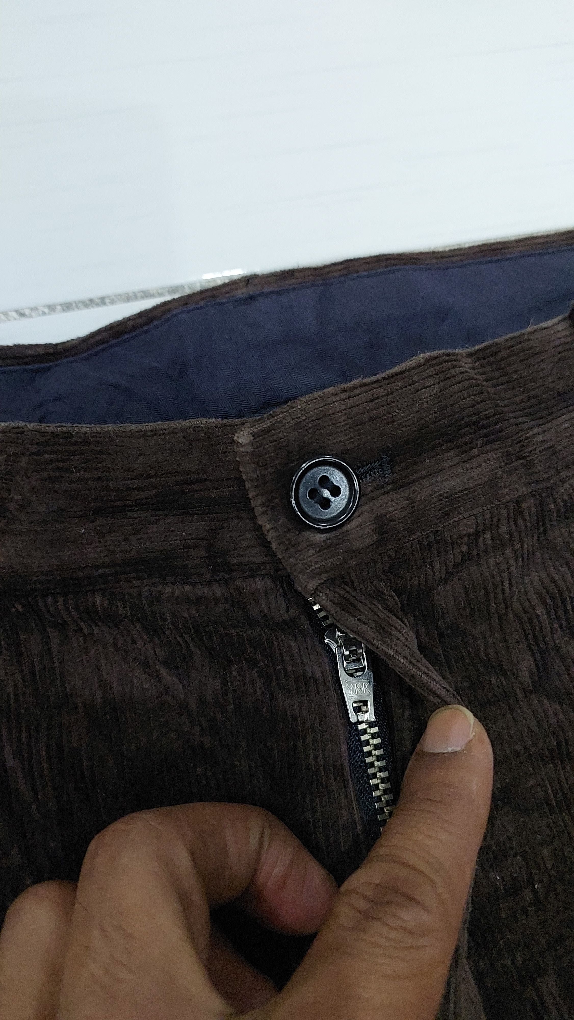 Yohji Yamamoto A.A.R YOHJI DESIGN STUDIO YOHJI YAMAMOTO CORDUROY PANT Size US 31 - 8 Thumbnail
