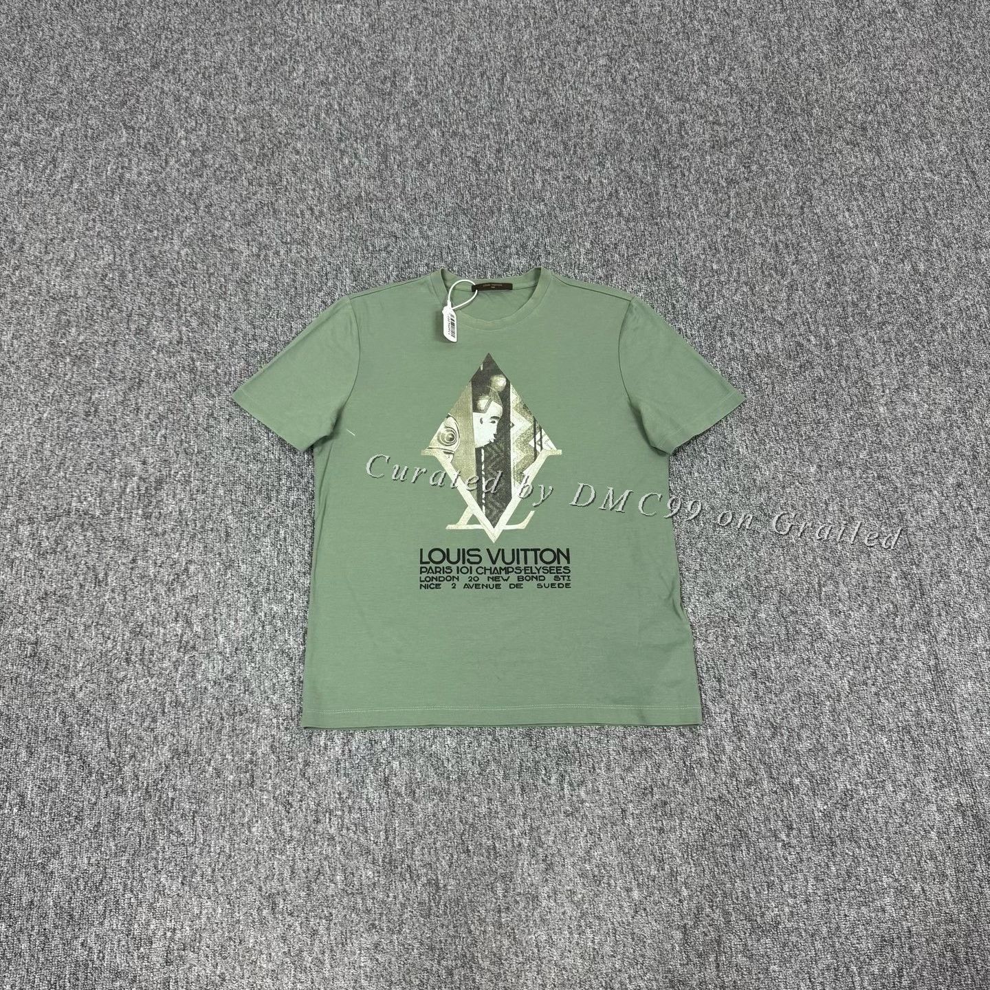 Louis Vuitton Louis Vuitton LV Letter Logo Short-Sleeve T-Shirt L Size US L / EU 52-54 / 3 - 1 Thumbnail