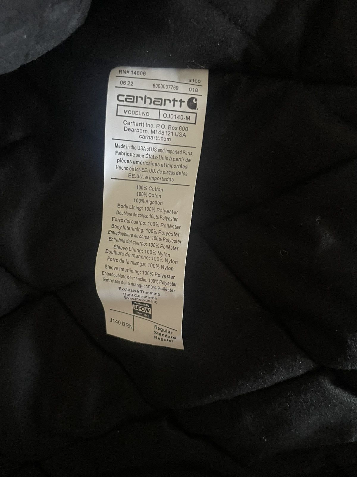 Carhartt Black Carhartt Jacket Size US M / EU 48-50 / 2 - 6 Thumbnail