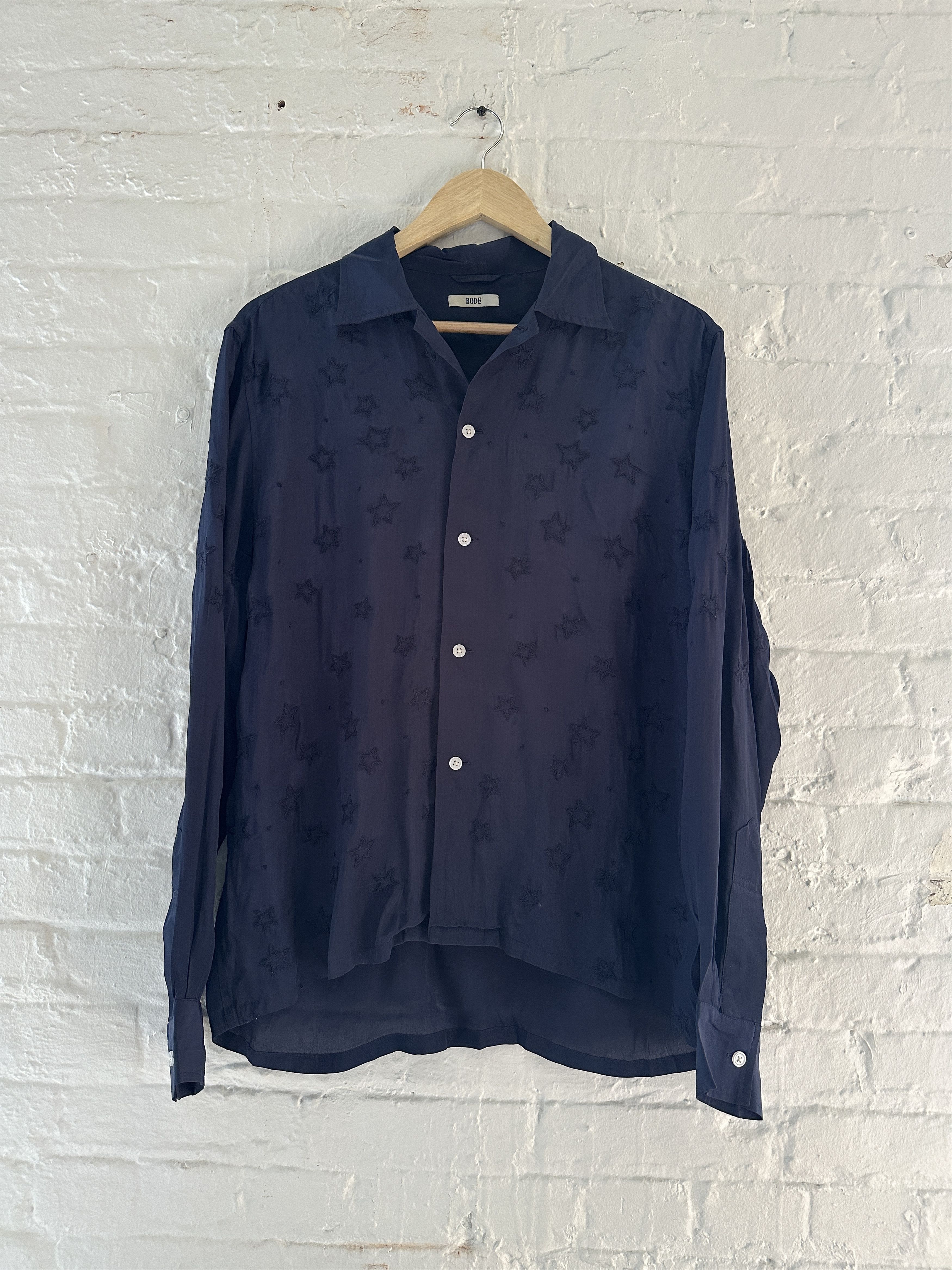 Bode Bode 'Stars' Button Up Shirt Size US M / EU 48-50 / 2 - 1 Thumbnail