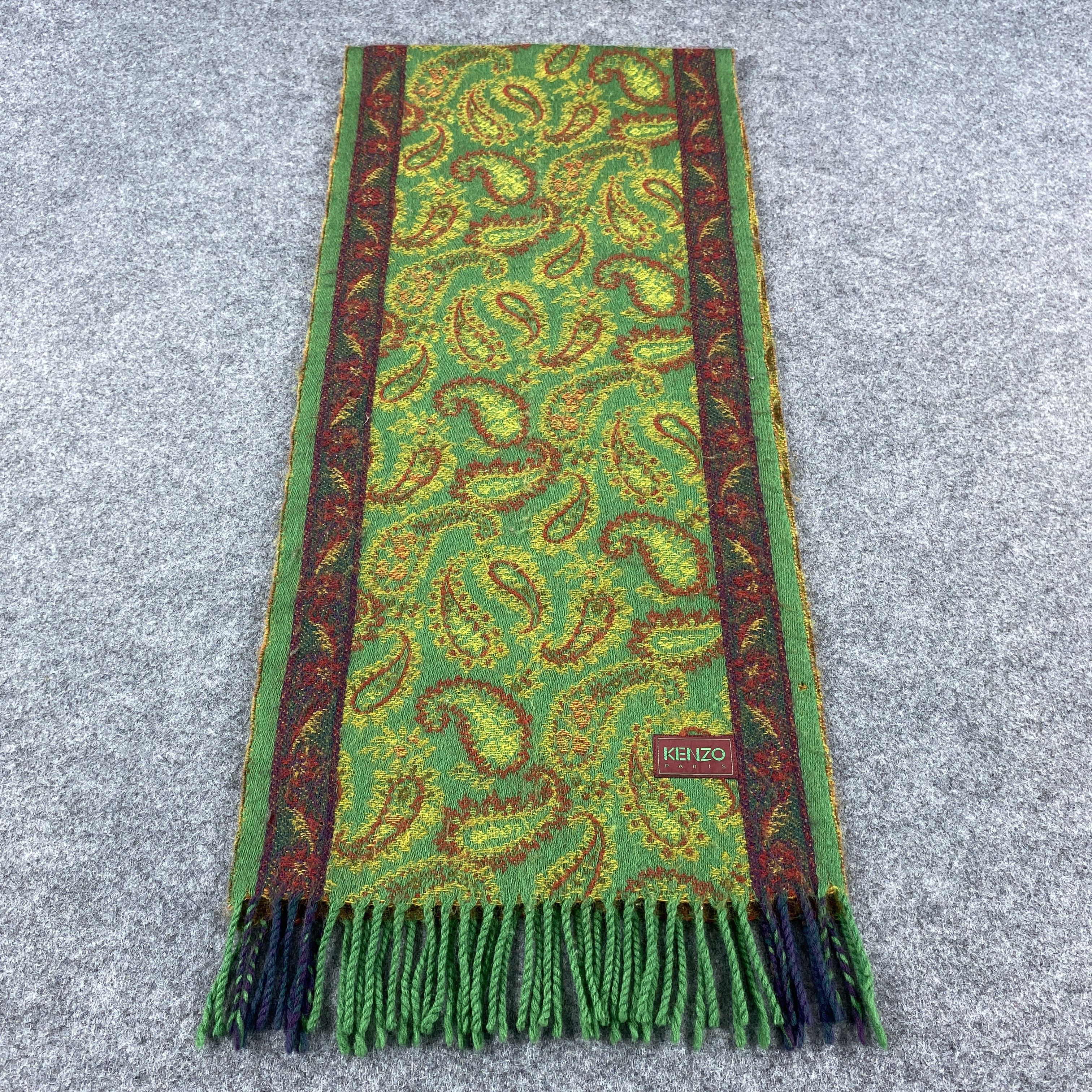 Kenzo × Vintage GF10382 Kenzo Scarf Neck Wear Muffler Size ONE SIZE - 5 Thumbnail