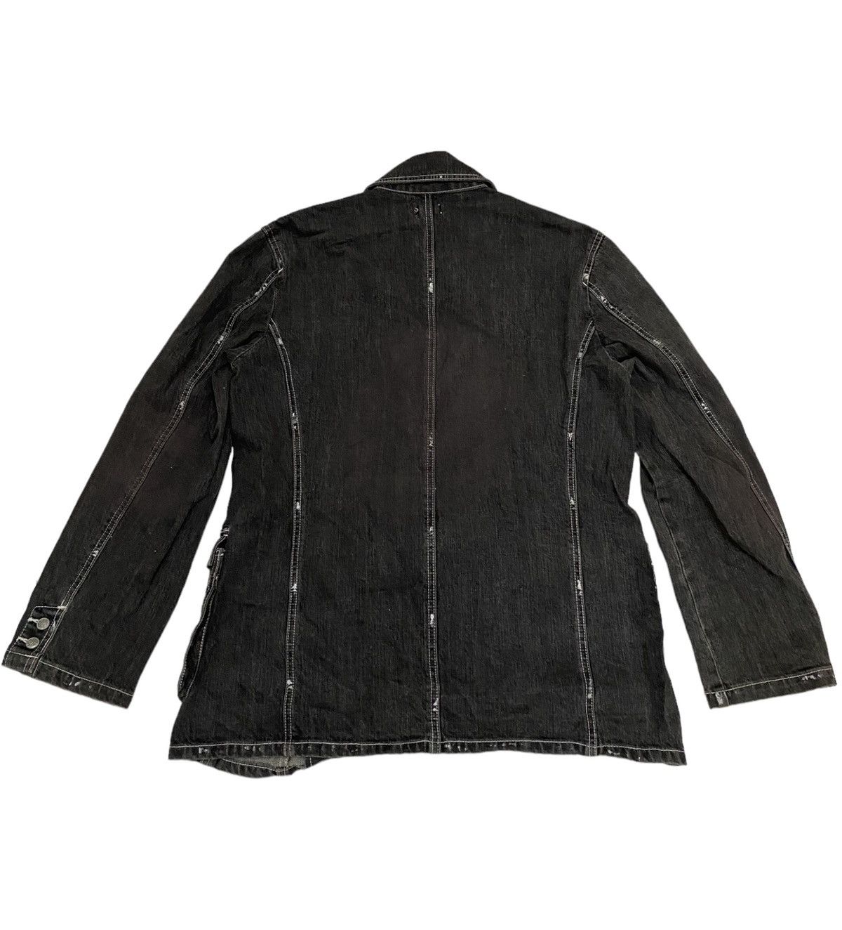 If Six Was Nine × Japanese Brand × Seditionaries Skulls Motive Buckle Double Brested Denim Jacket (C2) Size US M / EU 48-50 / 2 - 4 Thumbnail