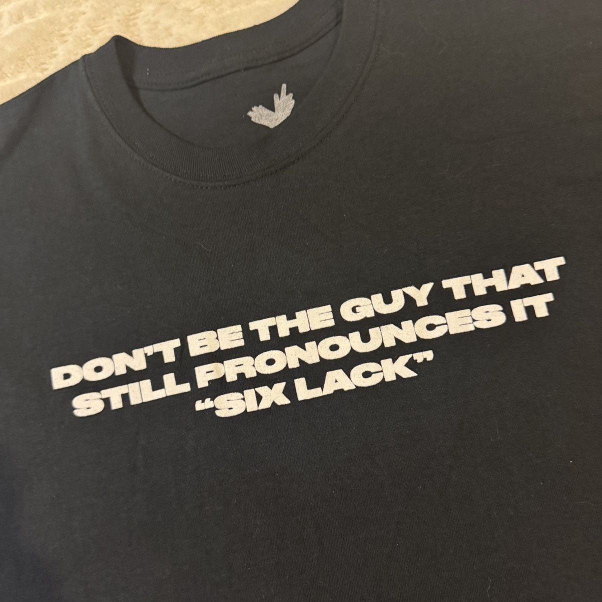 Band Tees 6lack ‘Pronounced Black’ Tee Size US L / EU 52-54 / 3 - 4 Thumbnail