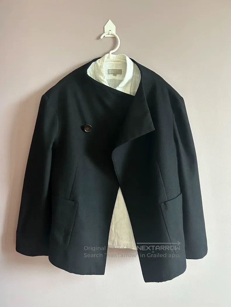 Comme des Garcons Comme Des Garcons Black Classic One-Button Wool Jacket Size M / US 6-8 / IT 42-44 - 1 Thumbnail