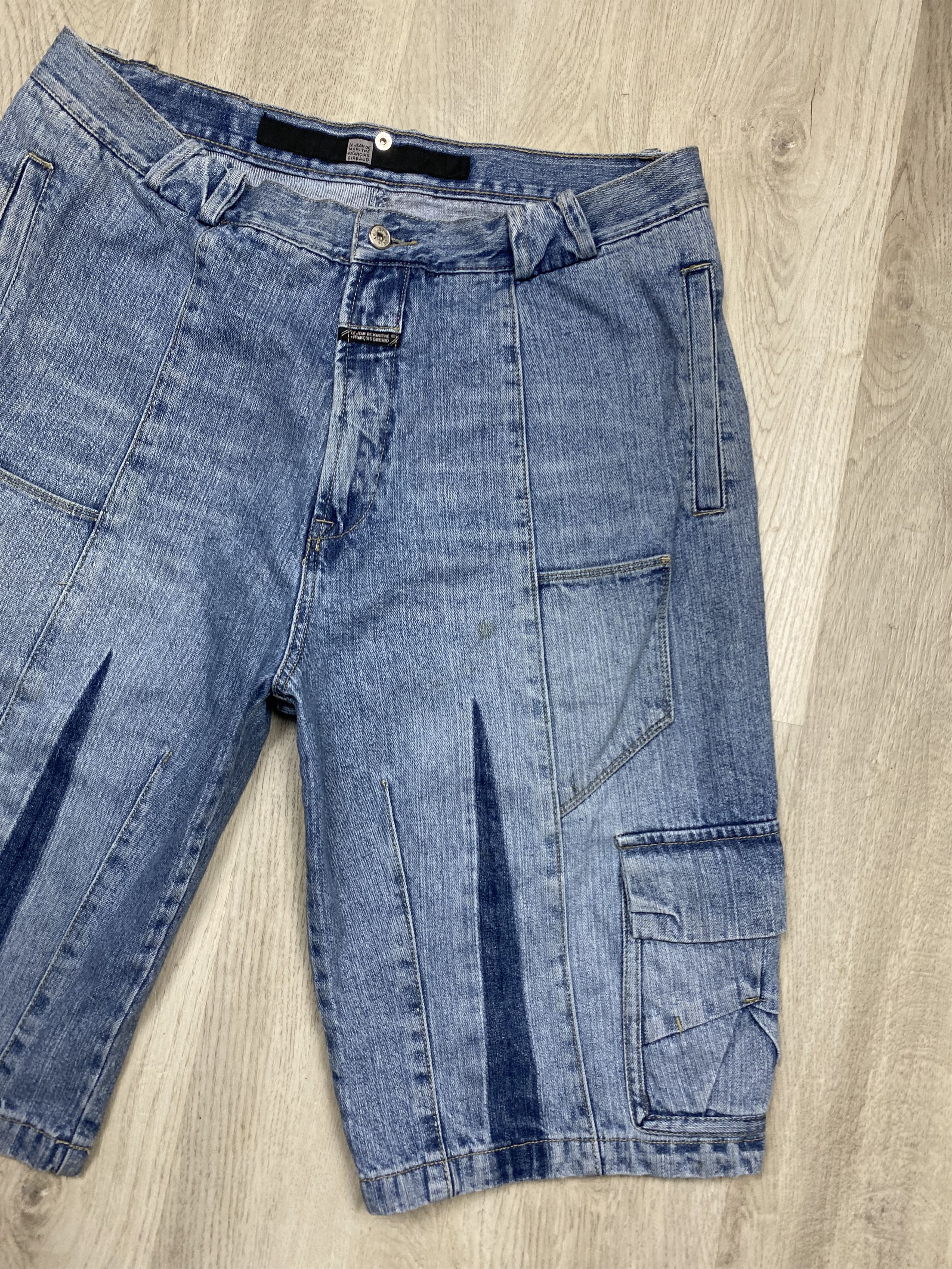 Marithe + Francois Girbaud Marithe Francois Girbaud 90s Vintage Denim Shorts Size US 38 / EU 54 - 2 Thumbnail