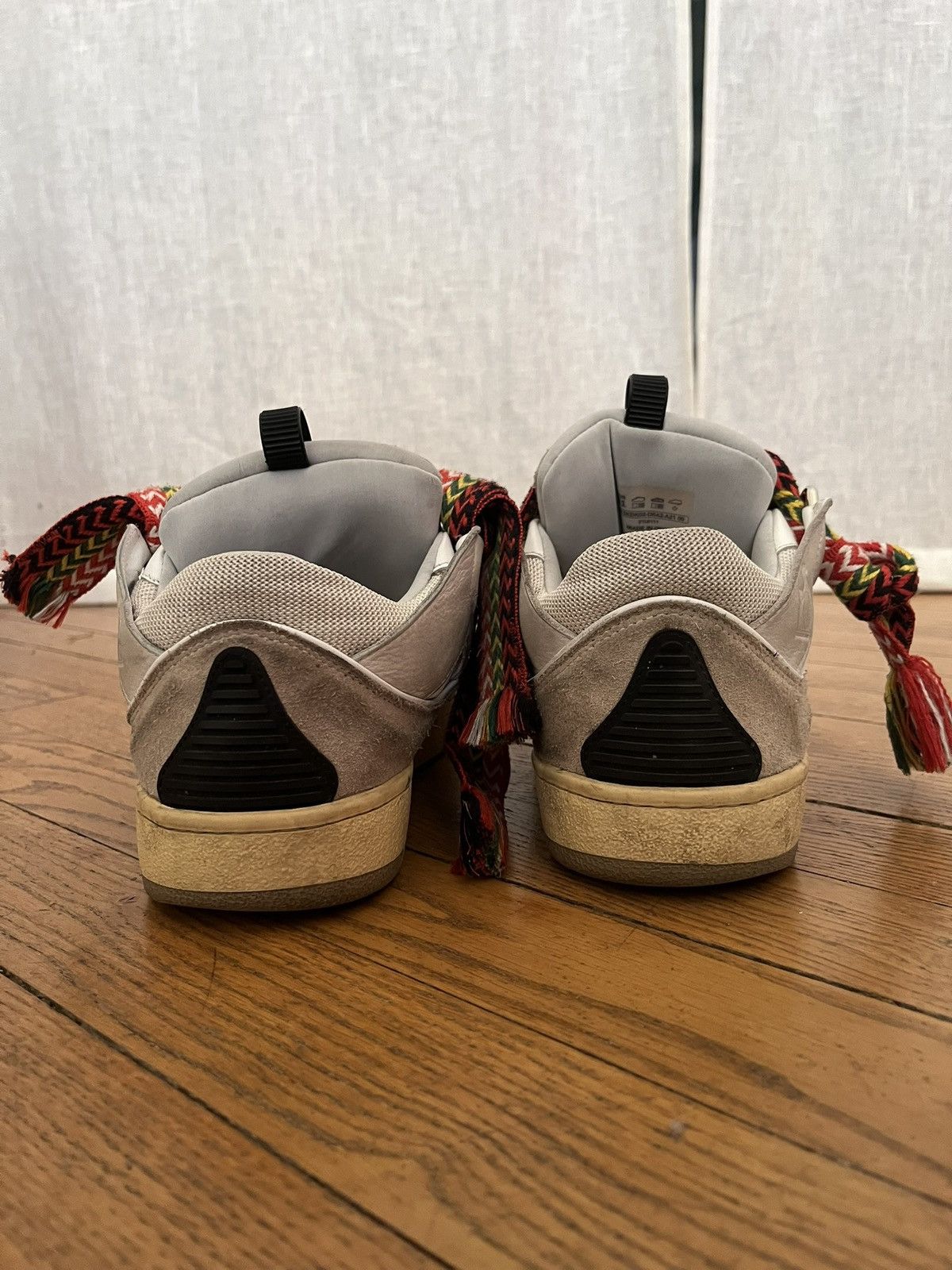 Lanvin Curb chunky lace classic Logo Sneakers Size US 8 / EU 41 - 4 Thumbnail