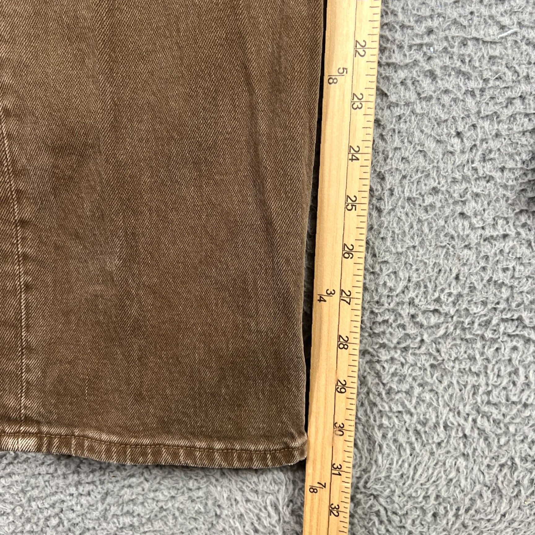 Abercrombie & Fitch Abercrombie & Fitch Jeans Womens 4 Straight 90s Ultra High Rise Denim Cotton Spandex 5-Pocket Brown Size 27" / US 4 / IT 40 - 3 Thumbnail