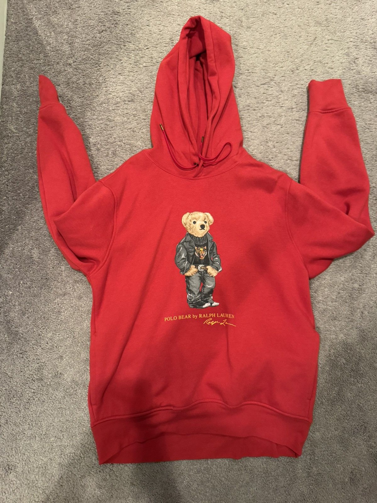 Polo Ralph Lauren Polo Bear Red hoodie Size US M / EU 48-50 / 2 - 1 Thumbnail