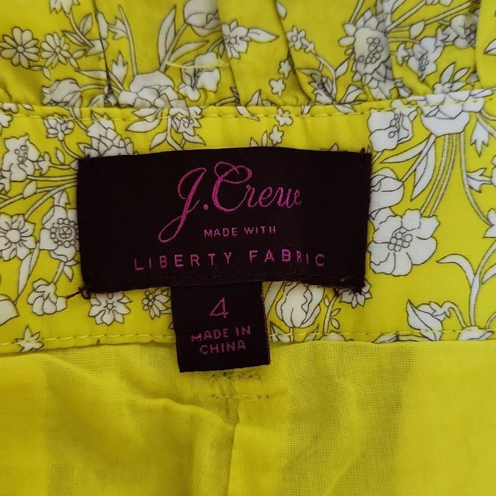 J.Crew J. CREW | Pleated shorts with ring-buckle belt Liberty prin Size 27" / US 4 / IT 40 - 7 Thumbnail