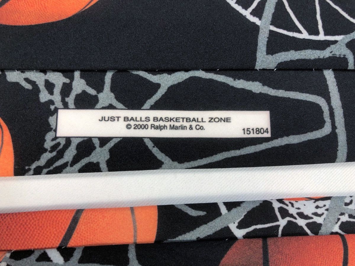 Ralph Marlin Rare Vintage 2000 Ralph Marlin Basketball All Over Print Tie Size ONE SIZE - 5 Thumbnail