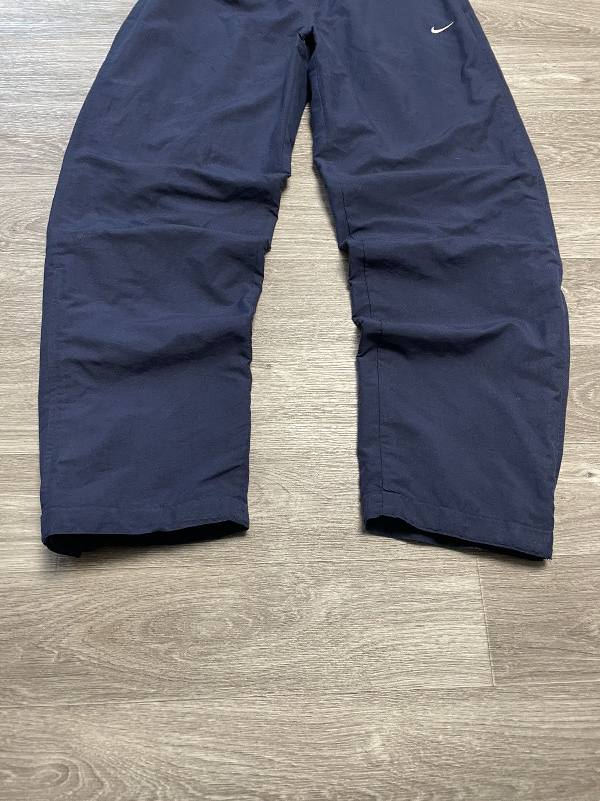 Nike Vintage Nike Navy Blue Parachute Pants Drill Y2K Size US 32 / EU 48 - 4 Thumbnail
