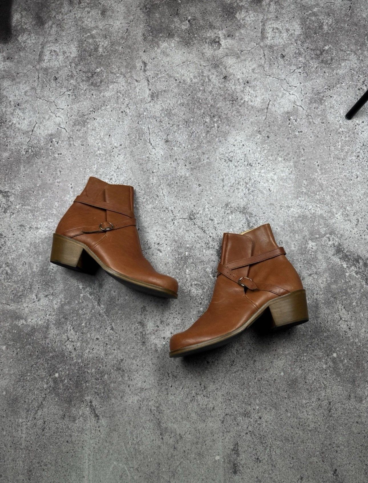A.S.98 STRAPS BELTED A.S 98 style Boots Leather Style Rick Owens Size US 11 / EU 44 - 1 Thumbnail