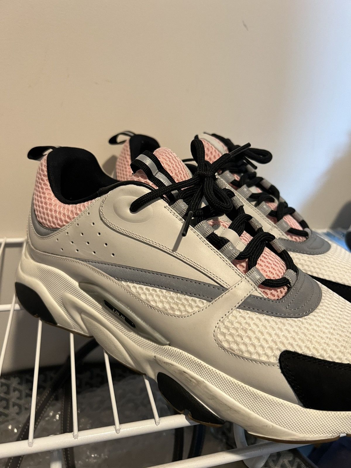 Dior Dior B22 Pale Pink Grey Size US 12 / EU 45 - 12 Thumbnail