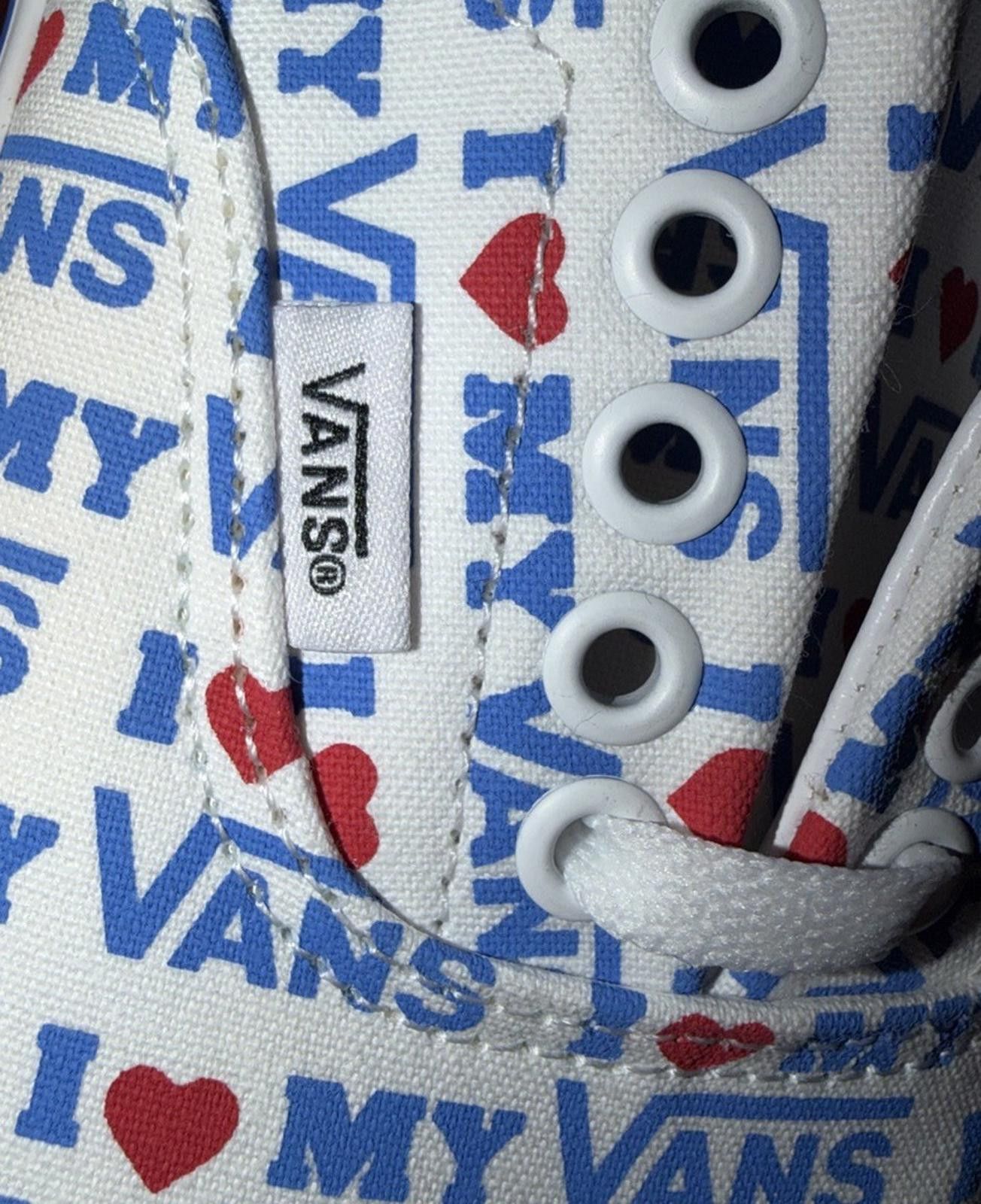 Vans Vans I Love My Vans White Canvas Sneakers Size US 7.5 / IT 37.5 - 8 Thumbnail