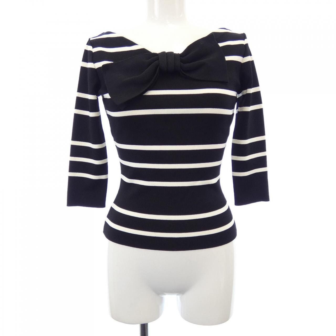 Dior Dior Christian Dior Knitwear Cotton Tops 1C24546AM501 DUTY FREE for USA Size ONE SIZE - 1 Thumbnail