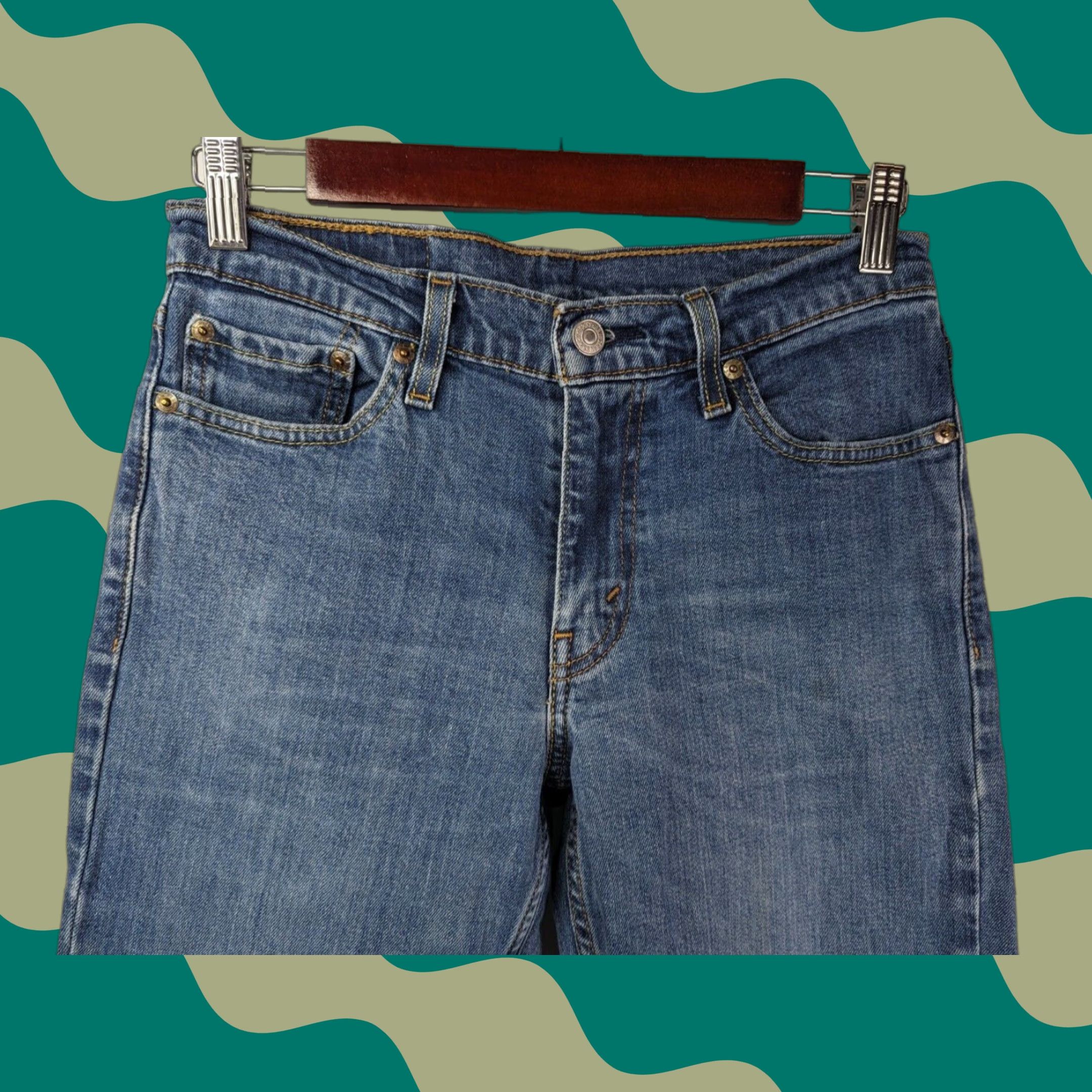 Levi's Levi's 511 Jeans Men's Slim Straight Blue Dark Wash Denim 29x30 Logo 90s Size US 29 - 1 Thumbnail