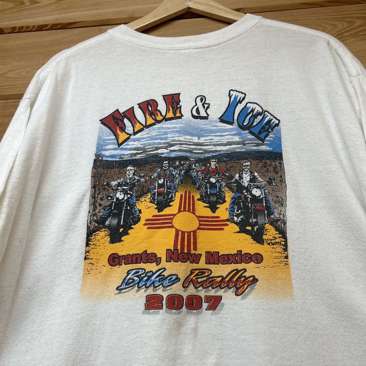 Harley Davidson Vintage Y2K Fire & Ice Bike Rally Harley Style Biker T Shirt Size US XL / EU 56 / 4 - 4 Thumbnail