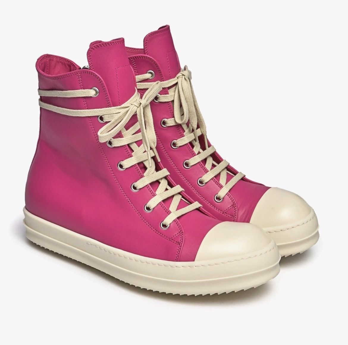 Rick Owens Rick Owens SS23 EDFU Ramones “Hot Pink” Size US 10 / EU 43 - 1 Thumbnail